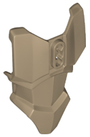 Plaatje in Gallery viewer laden, LEGO® los onderdeel Groot figuur Donker Geelbruin 90652