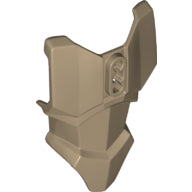 Plaatje in Gallery viewer laden, LEGO® los onderdeel Groot figuur Donker Geelbruin 90652