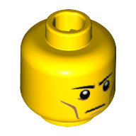 LEGO® los onderdeel Hoofd in kleur Geel 3626cpb1498