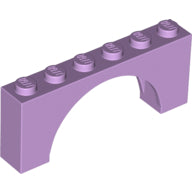 LEGO® los onderdeel Steen Boog in kleur Lavendel 15254