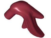 Plaatje in Gallery viewer laden, LEGO® los onderdeel Hoofddeksel Accessoire Donkerrood 22411