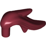 LEGO® los onderdeel Hoofddeksel Accessoire Donkerrood 22411