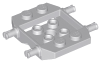 LEGO® los onderdeel Onderstel Licht Blauwachtig Grijs 24326