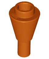 Plaatje in Gallery viewer laden, LEGO® los onderdeel Kegel in kleur Donker Oranje 11610