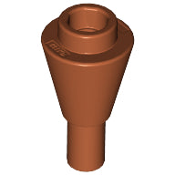 LEGO® los onderdeel Kegel in kleur Donker Oranje 11610