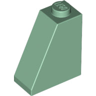 LEGO® los onderdeel Dakpan Algemeen in kleur Zandgroen 60481