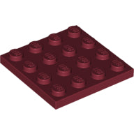 Plaatje in Gallery viewer laden, LEGO® los onderdeel Plaat Algemeen in kleur Donkerrood 3031