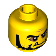 Plaatje in Gallery viewer laden, LEGO® los onderdeel Hoofd in kleur Geel 3626cpb1500