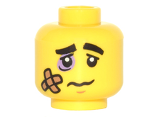 Plaatje in Gallery viewer laden, LEGO® los onderdeel Hoofd in kleur Geel 3626cpb1492