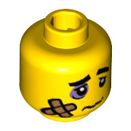 LEGO® los onderdeel Hoofd in kleur Geel 3626cpb1492