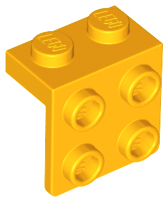 LEGO® los onderdeel Beugel Helder Licht Oranje 44728