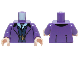 LEGO® los onderdeel Lijf met Motief Donkerpaars 973pb2181c01