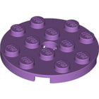 LEGO® los onderdeel Plaat Rond Medium Lavendel 60474