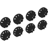 Plaatje in Gallery viewer laden, LEGO® los onderdeel Wiel Accessoire in kleur Zwart 24308