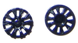 LEGO® los onderdeel Wiel Accessoire in kleur Zwart 24308b