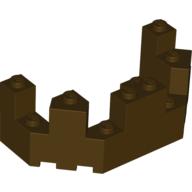 Plaatje in Gallery viewer laden, LEGO® los onderdeel Dak in kleur Donker Bruin 6066