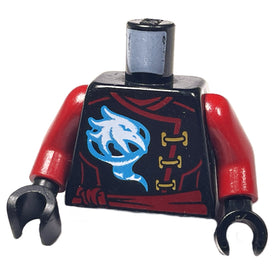 LEGO® los onderdeel Lijf met Motief Zwart 973pb2304c01