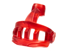 Plaatje in Gallery viewer laden, LEGO® Hoofddeksel Accessoire Doorzichtig Rood 22400