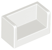 Plaatje in Gallery viewer laden, LEGO® los onderdeel Paneel in kleur Wit 23969