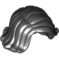 Plaatje in Gallery viewer laden, LEGO® los onderdeel Haar in kleur Zwart 20877