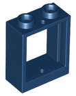 LEGO® los onderdeel Raamkozijn in kleur Donkerblauw 60592