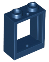 LEGO® los onderdeel Raamkozijn in kleur Donkerblauw 60592