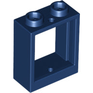 LEGO® los onderdeel Raamkozijn in kleur Donkerblauw 60592