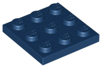 LEGO® los onderdeel Plaat Algemeen Donkerblauw 11212