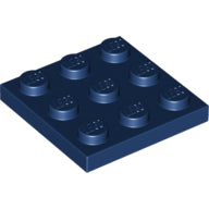 Plaatje in Gallery viewer laden, LEGO® los onderdeel Plaat Algemeen Donkerblauw 11212