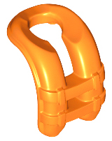 LEGO® los onderdeel Kleding in kleur Oranje 24184