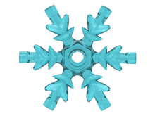 Plaatje in Gallery viewer laden, LEGO® los onderdeel Rots Doorzichtig Lichtblauw x789