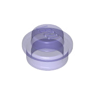 Plaatje in Gallery viewer laden, LEGO® los onderdeel Plaat Rond Doorzichtig Paars 4073