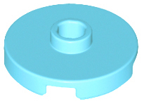 Plaatje in Gallery viewer laden, LEGO® los onderdeel Tegel Rond Medium Azuurblauw 18674