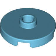 Plaatje in Gallery viewer laden, LEGO® los onderdeel Tegel Rond Medium Azuurblauw 18674
