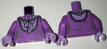 Plaatje in Gallery viewer laden, LEGO® onderdeel Lijf met Motief Medium Lavendel 973pb2470c01