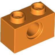 Plaatje in Gallery viewer laden, LEGO® los onderdeel Technische Steen in kleur Oranje 3700