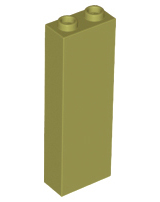 LEGO® los onderdeel Steen in kleur Olijfgroen 2454