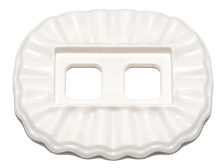 LEGO® los onderdeel Lijf Accessoire in kleur Wit 24087