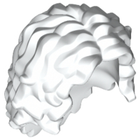 LEGO® los onderdeel Haar in kleur Wit 20595