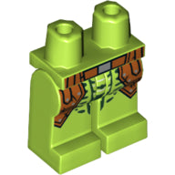 LEGO® los onderdeel Benen met Motief Limoen 970c00pb0523