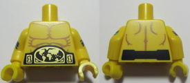 LEGO® los onderdeel Lijf met Motief Geel 973pb2214c01