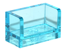Plaatje in Gallery viewer laden, LEGO® los onderdeel Paneel Doorzichtig Lichtblauw 23969