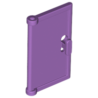 LEGO® los onderdeel Deur in kleur Medium Lavendel 60614