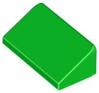 LEGO® los onderdeel Dakpan Algemeen in kleur Fel Groen 85984