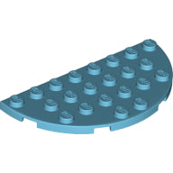 LEGO® los onderdeel Plaat Rond Medium Azuurblauw 22888