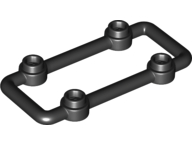 LEGO® los onderdeel Staaf in kleur Zwart 23444