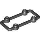 LEGO® los onderdeel Staaf in kleur Zwart 23444