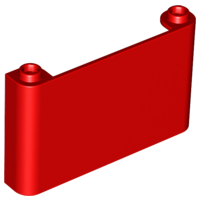 LEGO® los onderdeel Voorruit in kleur Rood 64453