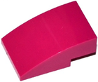 LEGO® los onderdeel Dakpan Gebogen in kleur Magenta 24309