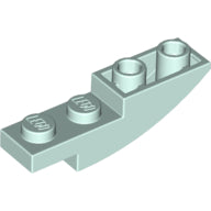 LEGO® los onderdeel Dakpan Gebogen in kleur Licht Aqua 13547